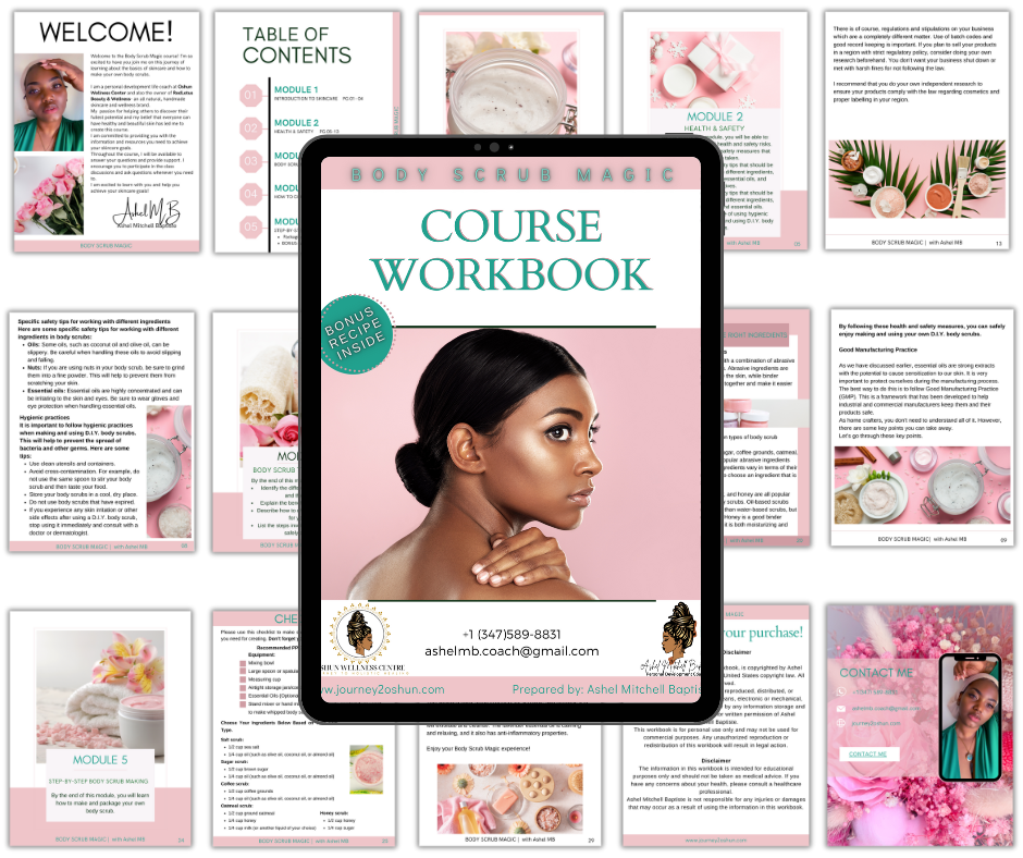 Body Scrub Magic Course Workbook